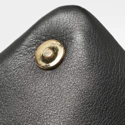 مملوكة مسبقًا Dolce & Gabbana Blue Eel Leather Large Miss Sicily Bag