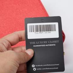 Pre Owned Dolce & Gabbana Coral Pink Leather Miss Sicily Tote