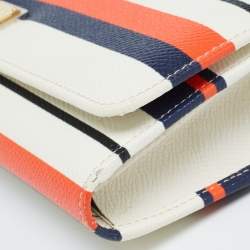 مملوكة مسبقًا Dolce & Gabbana Multicolor Leather Sicily Wallet on Chain