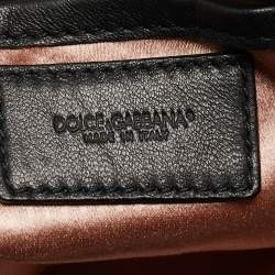 Pre Owned Dolce & Gabbana Black Leather Miss Duchessa Bag