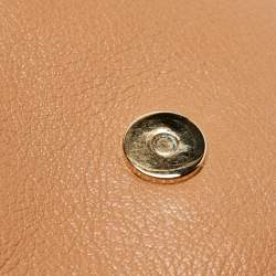 Pre Owned Dolce & Gabbana Brown Leather Large Miss Sicily Top Handle Bag