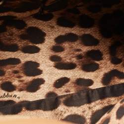 Pre Owned Dolce & Gabbana Brown Leather Large Miss Sicily Top Handle Bag