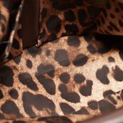 Pre Owned Dolce & Gabbana Multicolor Leather,Sequins and Python Large Miss Sicily Top Handle Bag