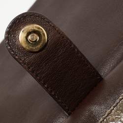 Pre Owned Dolce & Gabbana Multicolor Leather,Sequins and Python Large Miss Sicily Top Handle Bag