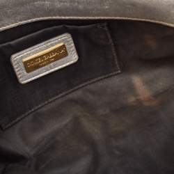 مملوكة مسبقًا Dolce & Gabbana Purple/Silver Sequins Miss Charles Clutch