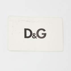 Pre Owned D&G Multicolor Fabric and Leather Ania Disney Wristlet Pouch