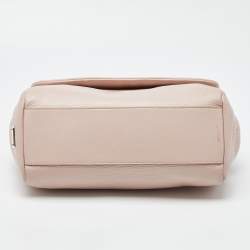 Pre Owned Dolce & Gabbana Pink Leather Large Miss Sicily Top Handle Bag