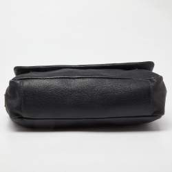 Pre Owned Dolce & Gabbana Black Soft Leather Miss Sicily Top Handle Bag