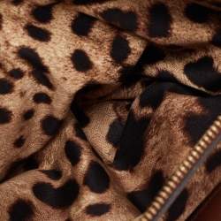 Pre Owned Dolce & Gabbana Brown Leather Miss Sicily Tote