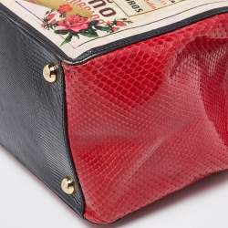 Dolce & Gabbana Multicolor Python,Alligator and Leather A Los Toros Tote