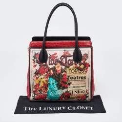 Dolce & Gabbana Multicolor Python,Alligator and Leather A Los Toros Tote