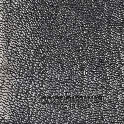 Pre Owned Dolce & Gabbana Black Leather Logo Tri Fold Continental Wallet