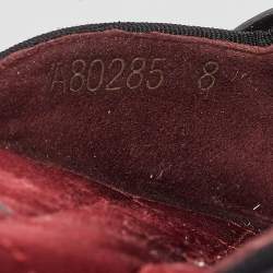 Pre Owned Dolce & Gabbana Black Leather Mules Size 42