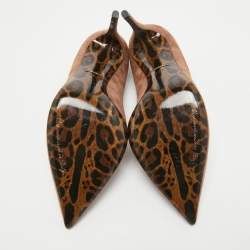 Pre Owned Dolce & Gabbana Brown Suede Pointed Toe Pumps Size 39