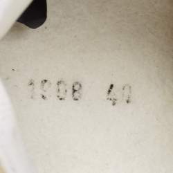 Pre Owned Dolce & Gabbana White Suede and Nylon Daymaster Sneakers Size 40