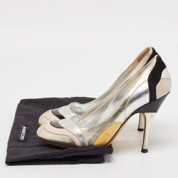 Dolce & Gabbana Multicolor Patent And Leather Pumps Size 37
