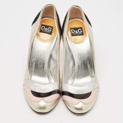 Dolce & Gabbana Multicolor Patent And Leather Pumps Size 37