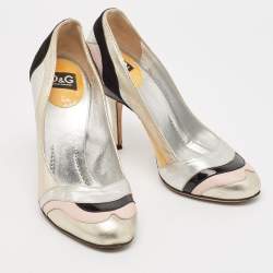 Dolce & Gabbana Multicolor Patent And Leather Pumps Size 37