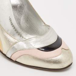 Dolce & Gabbana Multicolor Patent And Leather Pumps Size 37
