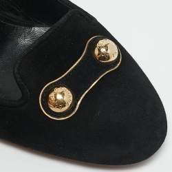 Dolce & Gabbana Black Suede Stud Pumps Size 41