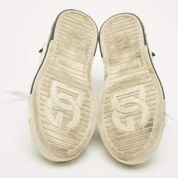 Dolce & Gabbana Multicolor Leather and Suede Custom 2.Zero Sneakers Size 38