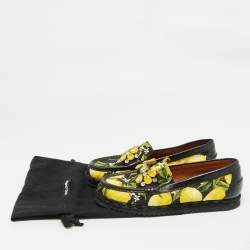 Pre Owned Dolce & Gabbana Multicolor Floral Print Canvas Crystal Embellished Espadrille Flats Size 39