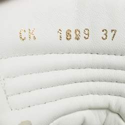 Pre Owned Dolce & Gabbana Multicolor Suede and Rubber High Top Sneakers Size 37