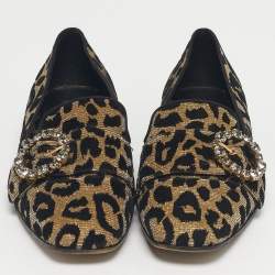 Pre Owned صندل دولتشي أند غابانا مقدمة مدببة فتحة كعب قماش طباعة زهور متعدد الألوان مقاس 38