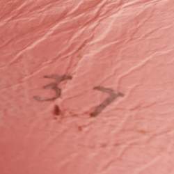 Pre Owned Dolce & Gabbana Pink Flower Print Patent Leather Crystal Embellished Ankle Strap Sandals Size 37