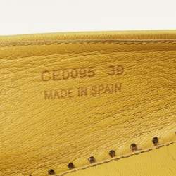 Pre Owned Dolce & Gabbana Multicolor Printed Canvas Espadrille Flats Size 39