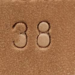 Pre Owned Dolce & Gabbana Brown Leather DG Amore Block Heel Slide Sandals Size 38