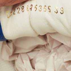 Pre Owned حذاء رياضي دولتشي أند غابانا شبكي و شامواه متعدد الألوان بشعار DG برقب منخفضة مقاس 39