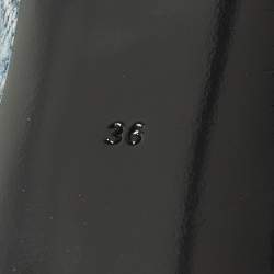 Pre Owned حذاء كعب عالي دولتشي أند غابانا بيولتش جلد منقوش بلون خمري مقاس 36