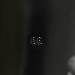 Pre Owned صندل دولتشي أند غابانا طباعة فهد أسود/ أحمر شعر عجل بحزام للكاحل مقاس 40