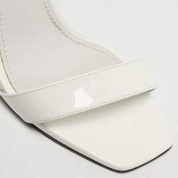 مملوكة مسبقًا صندل دولتشي وأند غابانا سيور كاحل كيارا جلد ذهبي مقاس 40