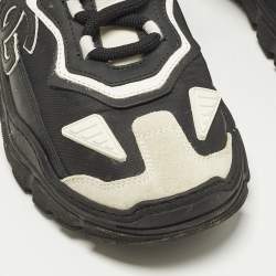 Pre Owned حذاء رياضي دولتشي أند غابانا دايماستر قماش وجلد أسود مقاس 37.5