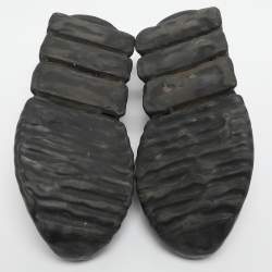 مملوكة مسبقًا Dolce & Gabbana Sorrento Size 37.5 Black Mesh Slip On Sneakers