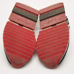 مملوكة مسبقًا حذاء رياضي دولتشي أند غابانا سورينتو قماش محبوك أسود سهل الارتداء مقاس 41