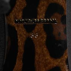 Pre Owned Dolce & Gabbana Size 38 Grey Suede Pointed Toe Pumps