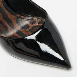Pre Owned Dolce & Gabbana Size 39 Black Patent Leather Pointed Toe Pumps