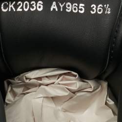 Pre Owned حذاء رياضي دولتشي آند غابانا نيو روما جلد أبيض برباط مقاس 36.5