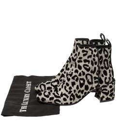 Dolce & Gabbana Black/Gold Lurex and Velvet Vally Ankle Boots Size 37
