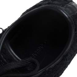 Pre Owned حذاء رياضى دولتشى أند غابانا منخفض من أعلى دانتيل أسود مقاس 36