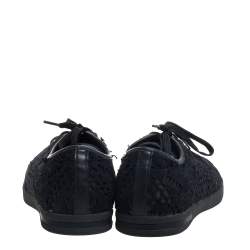 Pre Owned حذاء رياضى دولتشى أند غابانا منخفض من أعلى دانتيل أسود مقاس 36