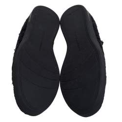 Pre Owned حذاء رياضى دولتشى أند غابانا منخفض من أعلى دانتيل أسود مقاس 36