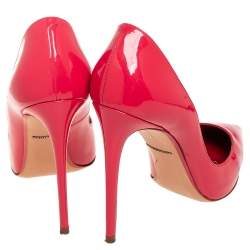 Pre Owned Dolce & Gabbana Red Patent Leather Pointed Toe Pumps Size 39