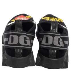 Pre Owned حذاء رياضي دولتشي أند غابانا سورينتو كوين قماش أسود/ مقاس 41