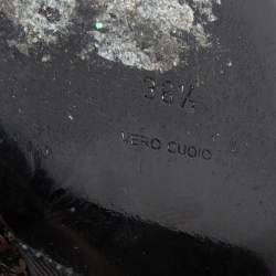 مملوكة مسبقًا Dolce & Gabbana Black Sequins Open Toe Slides Sandals Size 36.5