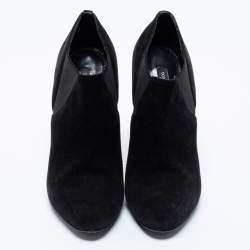 Pre Owned حذاء بوت للكاحل دولتشي أند غابانا سويدي أسود مقاس 36.5