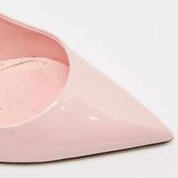 Pre Owned Dolce & Gabbana Pink Patent Leather Pumps Size 41